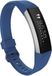 Strap-it Fitbit Alta / Alta HR siliconen bandje - blauw - Maat: S