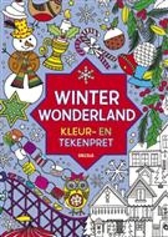 Deltas Winter Wonderland kleur -en tekenpret kleur- en tekenpret