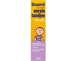 Sinaspril Gel Bij Doorkomende Tandjes - 15 ml