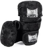 Metal Boxe MMA sparring handschoenen The Shell Spiegel/Zwart M