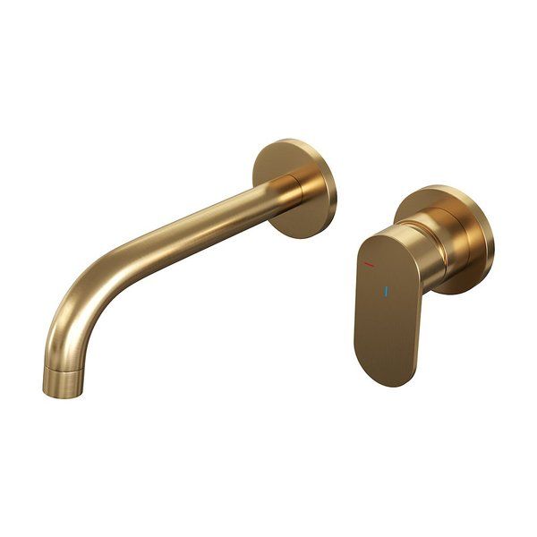 Brauer Gold Edition wastafelkraan inbouw ColdStart messing geborsteld goud 5-GG-004-B3-65