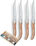 Amefa Royal Steak 4 Steakmessen - Natural Wood - 4-Delig