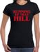 Bellatio Decorations Stranger Halloween verkleed shirt running that hill zwart - dames - horror shirt / kleding / kostuum XS