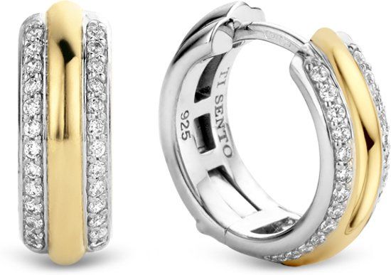 Ti Sento Oorbellen 7786ZY - gerhodineerd zilver