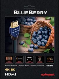 Audioquest AudioQuest  Blueberry eARC HDR  HDMI 4K/8K High Speed 18Gbps 1 Meter