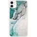 iPhone 11 Zoom sur Pierre Vert Bedrukt Siliconen Hoesje