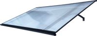 STARKEDACH Luifel T-160 - Aluminium Frame - Polycarbonaat - Antraciet RAL 7016 - 160x100 cm