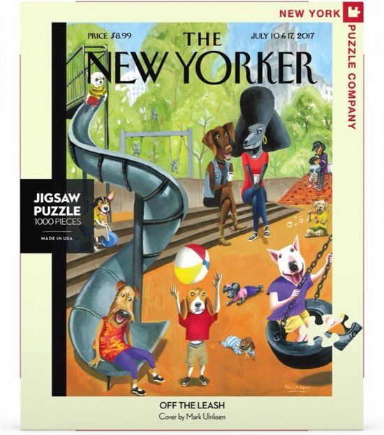 New York Puzzle Company - New Yorker Off the Leash - 1000 stukjes puzzel