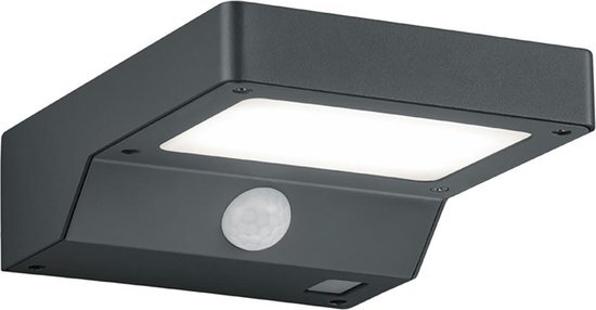 BES LED LED Solar Tuinverlichting - Trion Fominy - Zonne-energie - Bewegingssensor - 4W - Mat Zwart