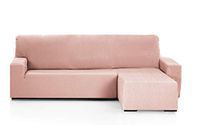 Martina Home Emilia zonneligstoel, zalm, arm rechts, kort