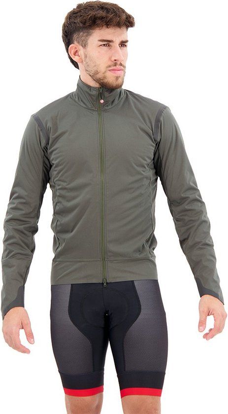 Castelli Alpha Ultimate Insulated Jacket - Military Green / Black - Men's L - 2023