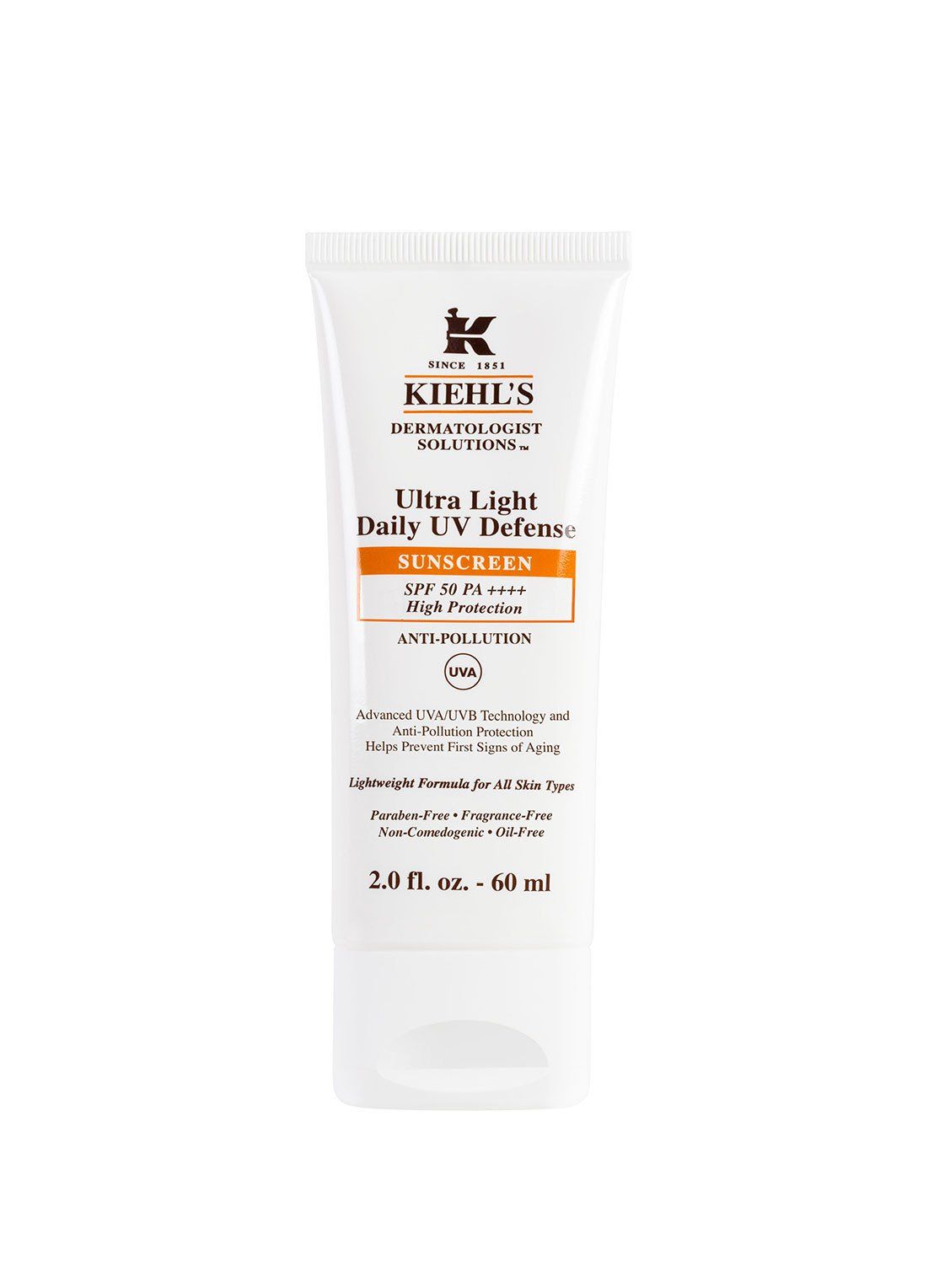 Kiehl's Ultra Light Daily UV Defense SPF 50 PA++++ 60ml - Unisex