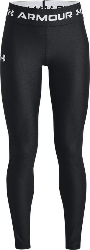 Under Armour Armour Legging Meisjes Sportlegging - Zwart - Maat 122