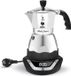 BIALETTI MOKA TIMER Cafetière électrique, pour 3 tasses, 120 ml, acier inoxydable