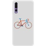 P20 Pro Bike color Hipster bedrukt siliconen hoesje