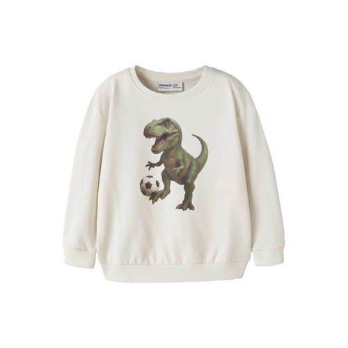 NAME IT MINI sweater met print - ecru