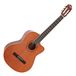 Gear4music Deluxe Klassieke Gitaar Single Cutaway, Natural