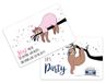 Infinite by GEDA LABELS Faultier 2-delige set placemats, tafelonderlegger, onderlegger, meerkleurig, 43x29cm