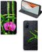 B2Ctelecom OnePlus Nord N100 Smart Cover Book Case Kunstleer/TPU Bloemen Orchidee