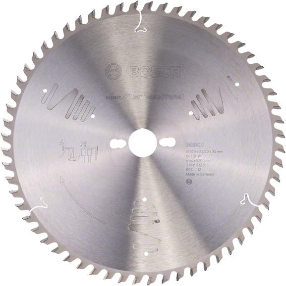 Cirkelzaagblad voor Laminaat | Expert for Laminate | Ø 303mm Asgat 30mm 60T - 2608642515