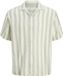 JACK&JONES - JJELIAM RESORT SHIRT SS SN - Homme - Chemise - Manches courtes - Coton - Rayé - Coupe ample - Décontracté - S