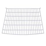 Polar AC427 Vervanging Staal/PVC Plank voor CB509 Gebogen Deur Display Koelkast, 10mm x 407mm x 452mm, Wit