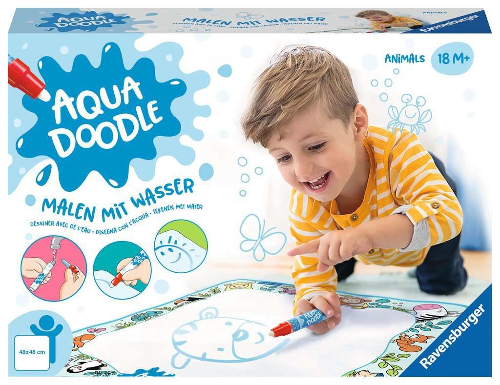Ravensburger Aqua Doodle Animals - Water Drawing Mat - Multicolour - Boy/Girl - 3+ Years