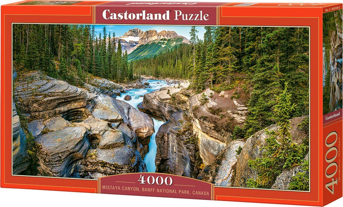 Castorland Mistaya Canyon, Banff National Park, Canada - 4000pcs - Puzzel