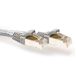 ACT Grijze 7 meter LSZH SFTP CAT6A patchkabel snagless met RJ45 connectoren