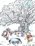 Komar Disney Winnie de Pooh Playground Wandafbeelding 30 x 40 cm