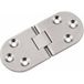 Siso Charnière pour machine à coudre en laiton, 30x72x2 mm aspect acier inoxydable
