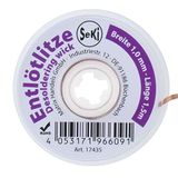 SeKi Desoldeervlecht, 1,0 mm, 1,5 m