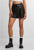 Urban Classics - Synthetic Leather Korte broek - Taille, 29 inch - Zwart