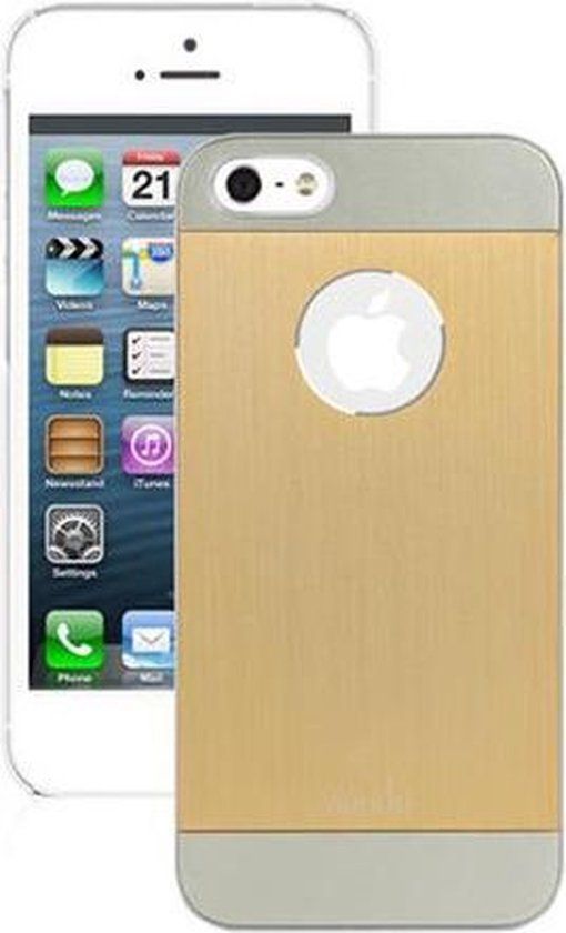 Moshi iGlaze Armour Back Cover Bruin Aluminium voor Apple iPhone 5/5s/SE