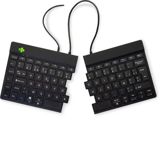 R-Go Tools Split Break V2 Ergonomisch Toetsenbord - AZERTY (BE) - Zwart - Bedraad