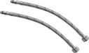 Allecto plus - Set van 2 flexibele toevoerslangen voor mengkraan - 1/2 inch vrouwelijk & M10 mannelijk - 300 mm lengte