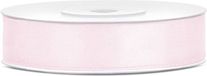 PartyDeco Luxe sierlint of cadeaulint - lichtroze - 12 mm x 25 meter - satijn