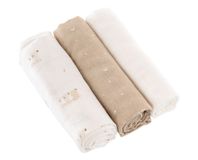 Traumeland TT90006 wikkeldoek Inbakerdoek Beige, Wit