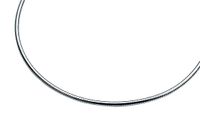 Zinzi 43cm zilveren omega collier 3mm breed ZIOM3-43