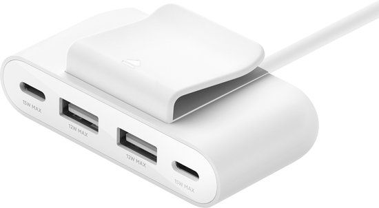Belkin 4-poorts USB-splitter Wit
