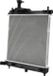 HELLA Radiateur pour refroidissement moteur, avec ailettes de refroidissement brasées, dimensions 428 x 350 mm, adapté pour HYUNDAI i10
