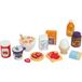LUPILU® Set d'aliments en bois (Ensemble petit-déjeuner)