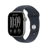 Apple Watch Series 12 GPS 46mm Space Grey Aluminium Case Sport Band M/L Smartwatch Navy Blue