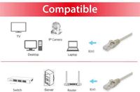Equip CAT6a UTP kabel 0.5 meter Beige