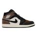 Jordan Sneakers hoog 'AIR JORDAN 1' olijfgroen / zwart / wit