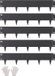 Vevor Gazonrandenset van 5 Bedranden Metaal 990x207x1,5mm