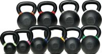 Toorx Fitness Kettlebell - 32 kg - Gietijzer - Mat Zwart
