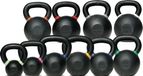 Toorx Fitness Kettlebell - 32 kg - Gietijzer - Mat Zwart