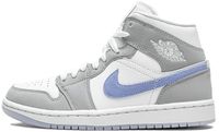 Nike Air Jordan 1 Mid, White/Aluminum-Wolf Grey, BQ6472 105, EUR 39