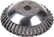 RATIOPARTS EuroGarden nv/sa Komborstel Ø 200 mm met zeer resistente, gedraaide stalen borstelharen. Boring van 25,4 mm
